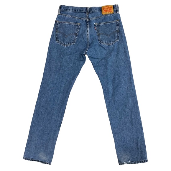 Vintage Levi’s Light Wash Regular Fit Straight Leg Jeans/Denim 33x34 - Picture 3 of 3